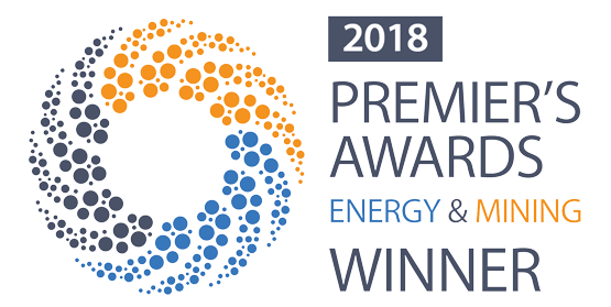 Maptek Sentry wins Excellence in Innovation award: 2018 Premier's Awards - energy & mining winner.