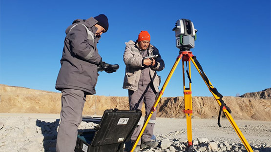 Maptek 3D laser imaging system in action in Mongolia