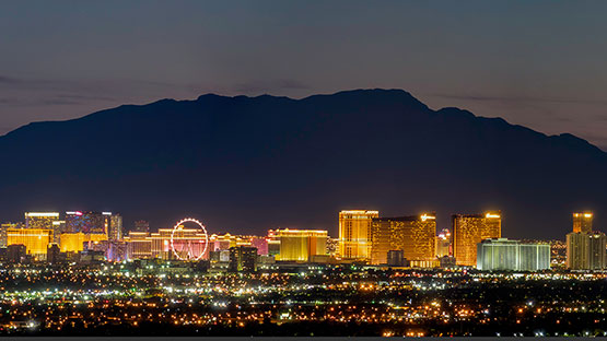 Skyline of Las Vegas