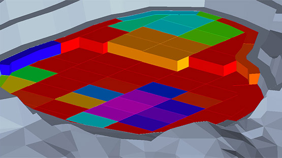 Maptek - Mining Blocks Generation