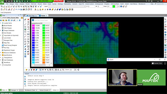 Remote one-on-one training for Thiess