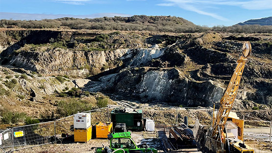 Cornish Lithium is exploring for lithium in a disused clay pit at Trelavour Downs