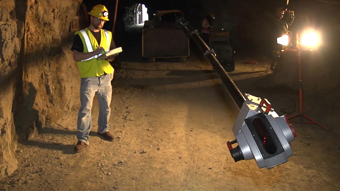 Maptek Midrange underground laser scanning