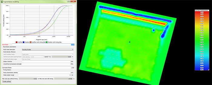 BlastLogic fragmentation modelling