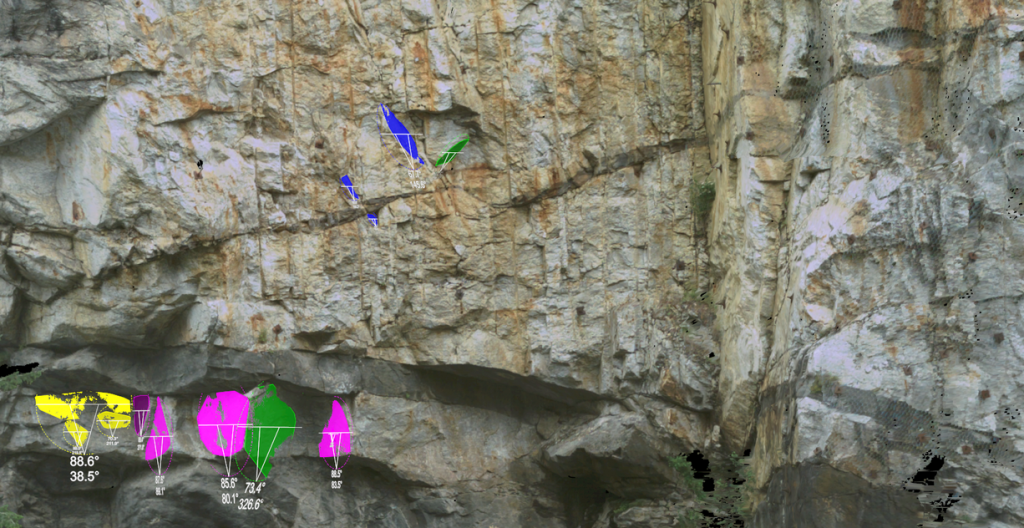 Identify geotechnical structures in Maptek Sentry