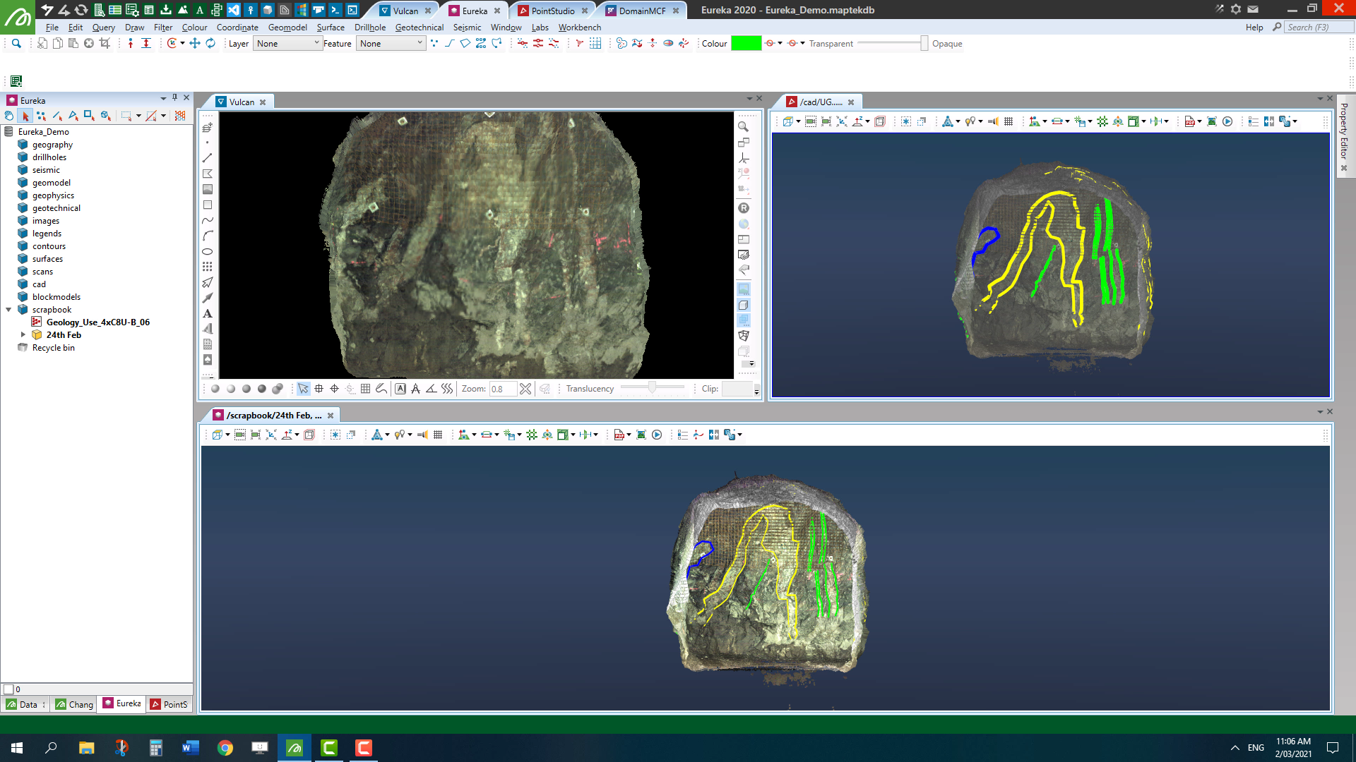 Maptek Update accelerates underground scanning
